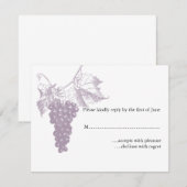 Vineyard Wedding RSVP Kaartje (Voorkant / Achterkant)
