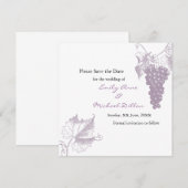 Vineyard Wedding Save the Date (Voorkant / Achterkant)