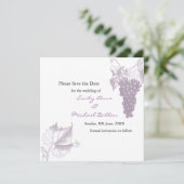 Vineyard Wedding Save the Date (Staand voorkant)