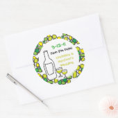 Vineyard Wedding Save the Wedding Date Stickers (Envelop)