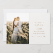 Vineyard Wedding Toast Foto Bewaar de datum Save The Date (Achterkant)