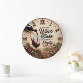 Vineyard Wine Lover Decor Grote Klok (Huis)
