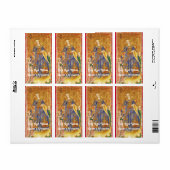 VINEYARDE WIJN VAN DE KONINGEN / ANTIEK RENAISSANC ETIKET (Full Sheet)