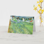 Vineyards in Auvers door Vincent van Gogh Kaart (Gele Bloem)