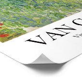 Vineyards in Auvers door Vincent Van Gogh Poster (Hoek)