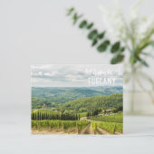 Vineyards landschappen in Chianti Briefkaart (Staand voorkant)