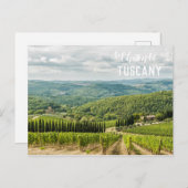 Vineyards landschappen in Chianti Briefkaart (Voorkant / Achterkant)