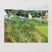 Vineyards met Uitzicht van Auvers van Vincent van Briefkaart (Voorkant)