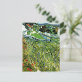 Vineyards met Uitzicht van Auvers van Vincent van  Briefkaart (Staand voorkant)