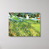 Vineyards met Uitzicht van Auvers van Vincent van Canvas Afdruk (Voorkant)