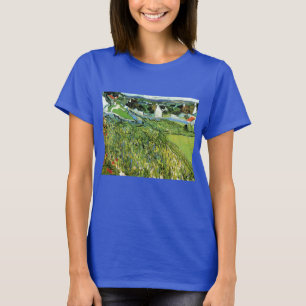 Vineyards met Uitzicht van Auvers van Vincent van  T-shirt