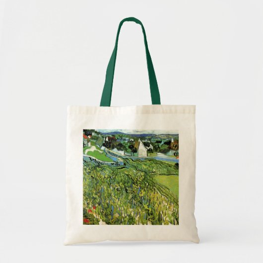 Vineyards met Uitzicht van Auvers van Vincent van  Tote Bag (Voorkant)