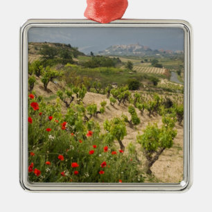 Vineyards nabij Laguardia, hoofdstad La Rioja Metalen Ornament