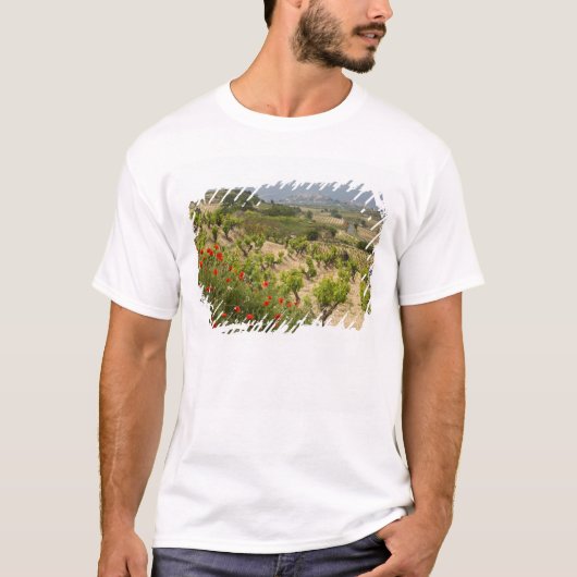 Vineyards nabij Laguardia, hoofdstad La Rioja T-shirt (Voorkant)