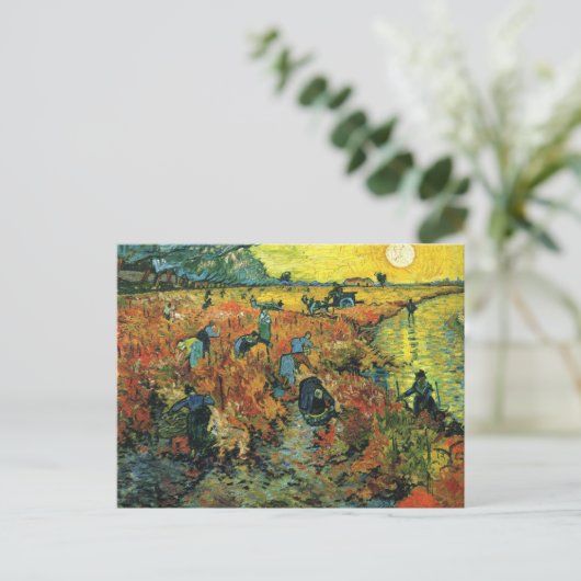 Vineyards Van Gogh Post Card Briefkaart (Staand voorkant)