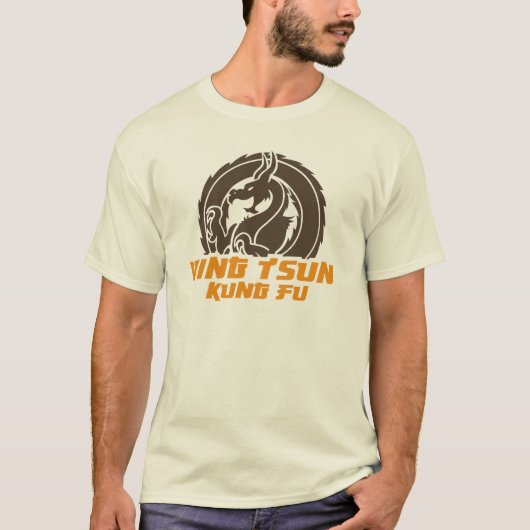 Ving Tsun Kung Fu Dragon 2c T-shirt (Voorkant)