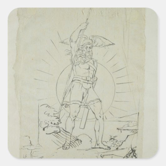 Vingal, 1804-5 vierkante sticker (Voorkant)