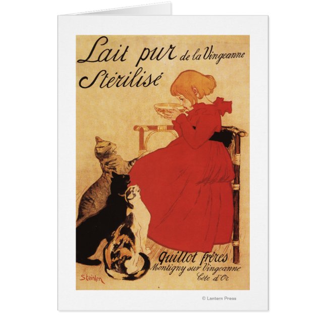 Vingeanne Milk Girl met katten (Voorkant)