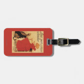 Vingeanne Milk Girl met katten Bagagelabel (Voorkant horizontaal)