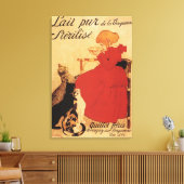 Vingeanne Milk Girl met katten Canvas Afdruk (Insitu (Woonkamer))