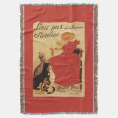 Vingeanne Milk Girl met katten Deken (Voorkant Verticaal)