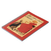 Vingeanne Milk Girl met katten Notitieboek (Linkerzijde)