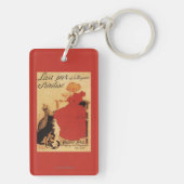 Vingeanne Milk Girl met katten Sleutelhanger (achterkant)