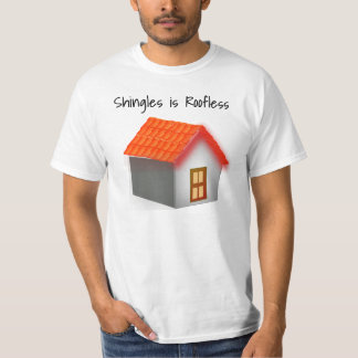 Vingels Houd je Shirt op waarschuwing op de achter