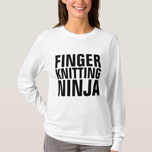 VINGER BREIEN NINJA BREISTER T-Shirts (Voorkant)