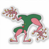 Vinger dansen sticker (Voorkant)