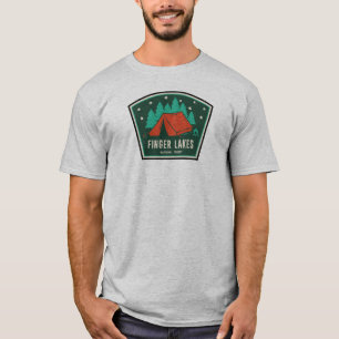 Vinger Lakes National Forest Camping T-shirt