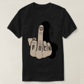 vinger t-shirt (Design voorkant)