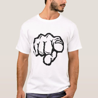 Vinger wijst je aan t-shirt