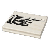  vingeraanwijsrecht rubberstempel (Stempel)