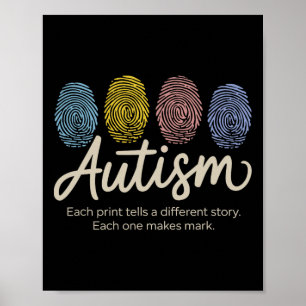 Vingerafdruk Autisme5 Poster