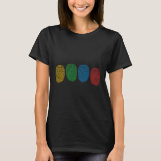 Vingerafdruk Autisme Bewustzijn Neurodiversiteit A T-shirt