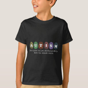 Vingerafdruk Autisme Elke afdruk vertelt een ander T-shirt