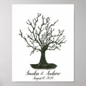 Vingerafdruk Bontboek Poster (Voorkant)