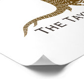 Vingerafdruk Bontfamilie reünie Guestbook Poster (Hoek)