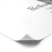 Vingerafdruk Boom 30x40cm Poster (Hoek)