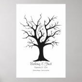 Vingerafdruk Boom C - 60x90cm Poster (Voorkant)