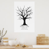 Vingerafdruk Boom C - 61x91 cm Poster (Keuken)