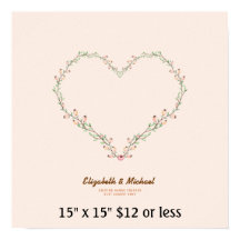 Vingerafdruk Boom Krans Hart Budget Koraal