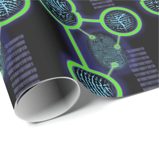 Vingerafdruk Cadeaupapier (Rol Hoek)