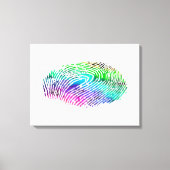 vingerafdruk canvas afdruk (Voorkant)