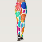 Vingerafdruk Fusion Art Leggings (Achterkant)