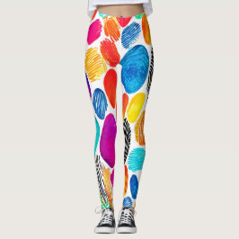 Vingerafdruk Fusion Art Leggings