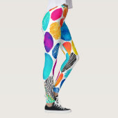 Vingerafdruk Fusion Art Leggings (Rechts)