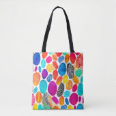 Vingerafdruk Fusion Art Tote Bag (Voorkant)
