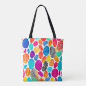 Vingerafdruk Fusion Art Tote Bag (Achterkant)